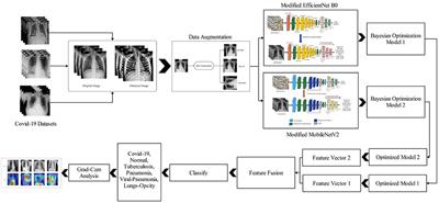 COVID-19 classification using chest X-ray images based on fusion-assisted deep Bayesian optimization and Grad-CAM visualization